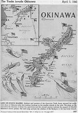 Okinawa Map April 1945 War Battle Ww2 Japan Invasion Maps American Pacific Wwii Ii Veterans Foreign Wars Vintage Island Last sketch template