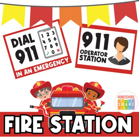 fire station dramatic play printables homeschool share fire