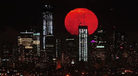 red moon  city  resolution wallpaper hd city