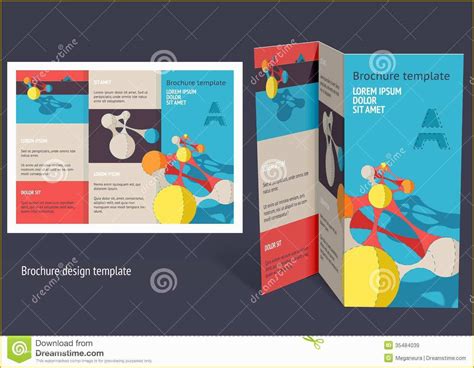 booklet design templates  brochure booklet  fold layout