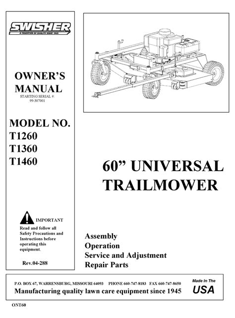 swisher mower parts diagram