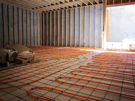 diy radiant floor heating concrete slab  floorsleepersuspended slab installation