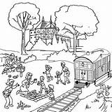 Vacation Coloring Family Railroad Beside Pages Drawing Summer Color Luna Steam Train Amazing Getdrawings Getcolorings Printable sketch template