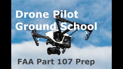drone training courses  faa part  study guide youtube