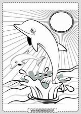 Saltando Delfines Rincondibujos Rincon Navegación Entradas sketch template