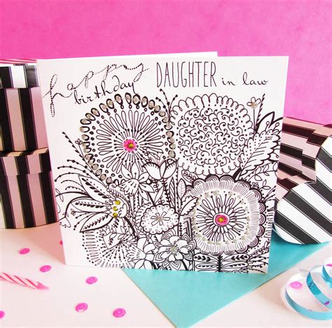 daughter  law birthday cards