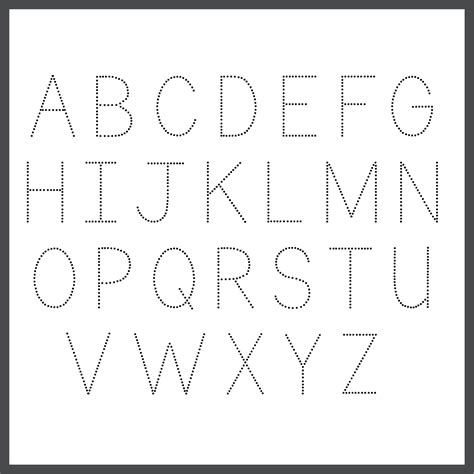 traceable printable letters