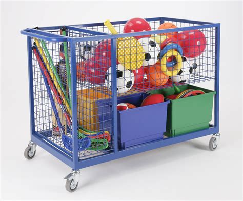 sports facility equipment deluxe storage trolley