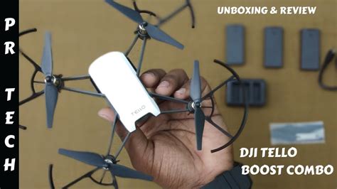 dji tello drone boost combo review unboxing  mini drone  hindipr techs youtube