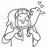 Shepherd Coloring Good Jesus Pages Bible Line Drawing Sheep Sheets Kids Lost Color Religionsunterricht Getcolorings Hirte Målarbilder Crafts Getdrawings Clipart sketch template