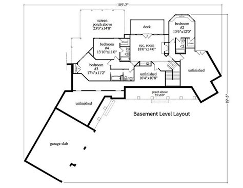 floor plan basement country craftsman craftsman style house plans mountain view home