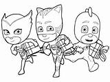 Pj Pyjamasques Pyjamasque Owlette Superhero Inspirant Pajama Colour 101coloring sketch template
