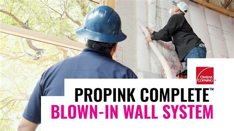 product focus propink complete blown  wall system youtube