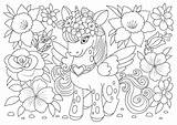 Unicorns Verbnow sketch template