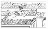 Panaderia Imagui Comercios Papeleria Panadería Pintar Panaderias Fichas Imagen Tiendas sketch template