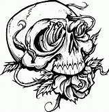 Coloring Skull Pages Adults Detailed Sugar Popular sketch template