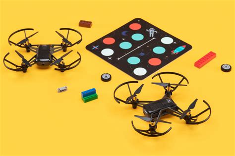 ryze tello  drone flies   teach kids coding