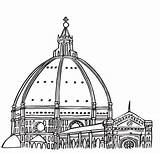 Brunelleschi Duomo Nostrofiglio Monumenti Chiese Assieme Belli sketch template