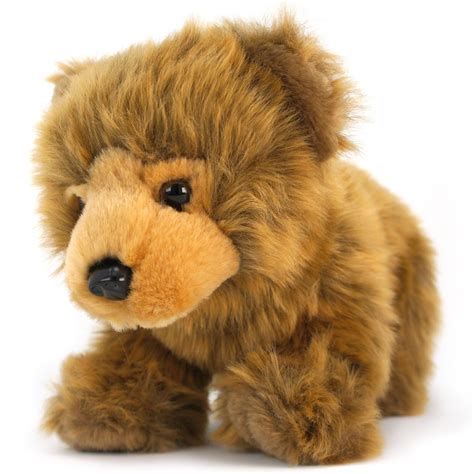 borya  baby brown grizzly bear   realistic  stuffed