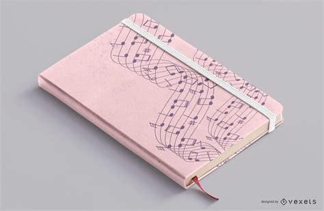 notebook cover design vector