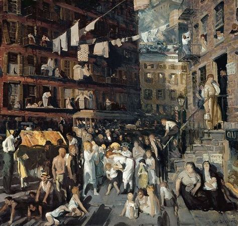 cliff dwellers george wesley bellows  oil  canvas