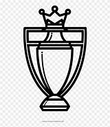 Trophy Colouring Ucl Clipground Pinpng sketch template