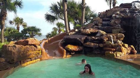 hotel pool san luis resort galveston youtube