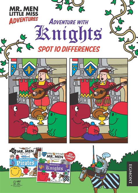 men adventures  knights spot  difference activity
