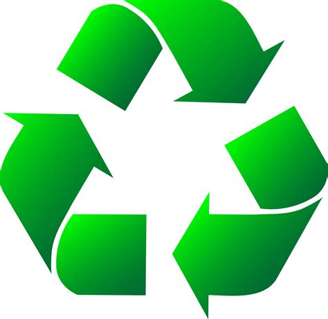 green recycle logo clipart  clip art
