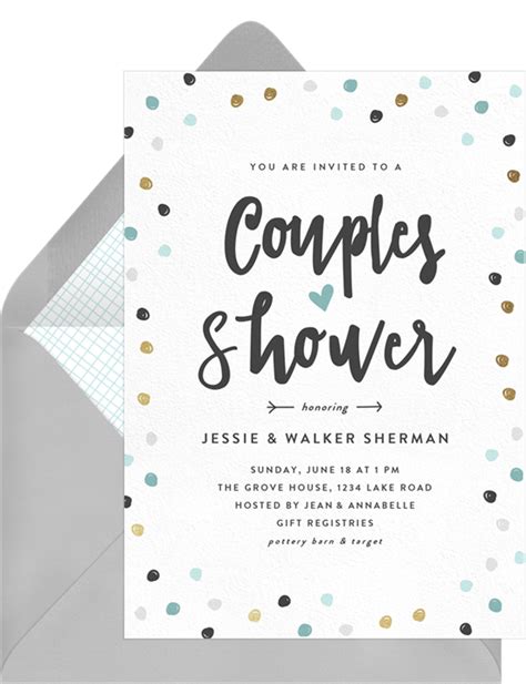 17 couple s shower invitations that will wow your guests stationers
