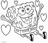 Spongebob Coloring Pages Printable Kids Bob Baby Sponge Valentines Para Valentine Pdf Colorear Esponja Squarepants Print Desenho Colorir Color Happy sketch template