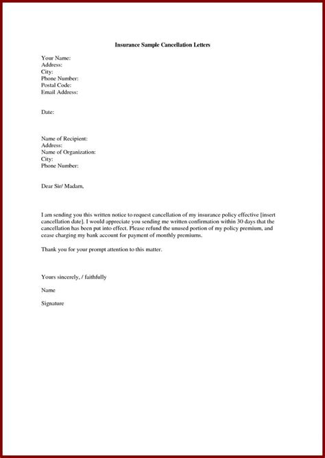 explore  image  insurance cancellation letter template