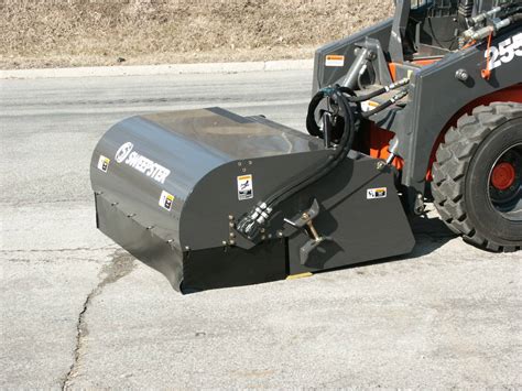 sweeper attach skid steer   cost equipment