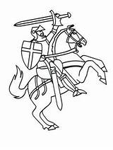 Ritter Ausmalbilder Malvorlage Caballeros Malvorlagen Medievales Drucken Guerreros Ausmalen Kinder Dipacol Batalla sketch template