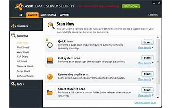 Avast Email Server Security screenshot #3