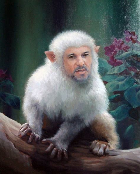 oil painting   monkey man   natural habitat creepbay