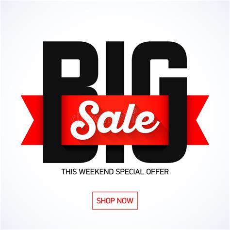 big sale weekend banner stock vector illustration  promotion