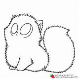Pages Kitten Color Fluffy Coloring Furry Kittens Strawberry Cat Cute Dogs Colouring Printable Baby Deviantart Puppy Getcolorings Kids Popular sketch template