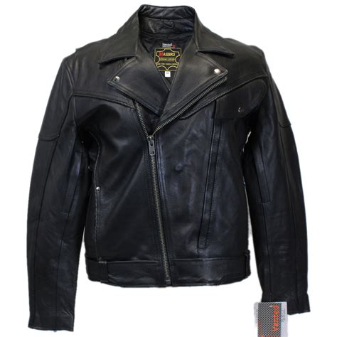traditional biker jacket hasbro leather top quality