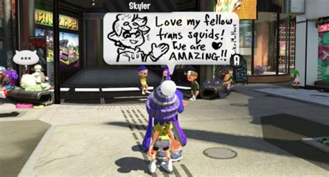 splatoon 2 flooded with ‘amazing messages of support for transgender and non binary players
