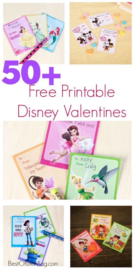 valentines day disney printables  cards  kids   life mag