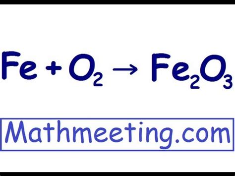 balancing chemical equations youtube