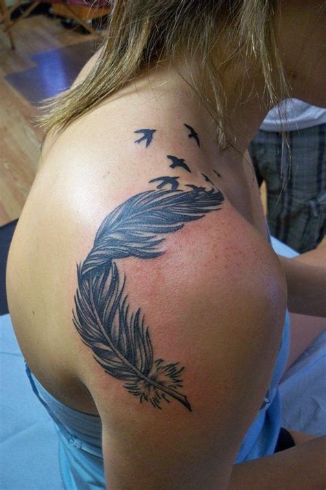 50 Beautiful Feather Tattoo Designs Cuded Feather Tattoos Feather
