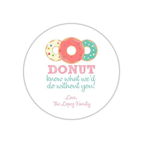 donut stickers donut   wed    etsy