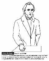 Coloring Buchanan President James Crayola Pages sketch template