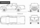 Triton Mitsubishi Autocad sketch template