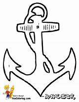 Anchor Coloring Drawing Getdrawings Ship sketch template