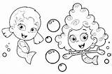 Pages Coloring Guppy Color Getcolorings Bubble Guppies sketch template