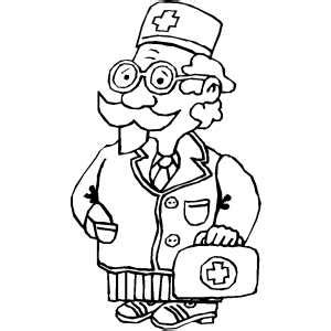 doctor  medical kit coloring page