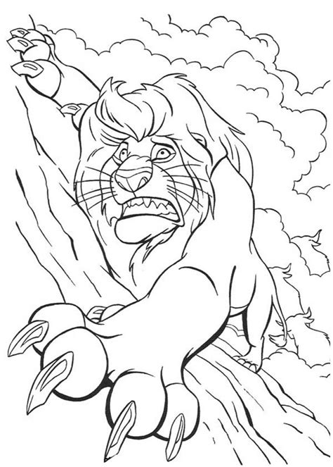 lion king coloring pages printable